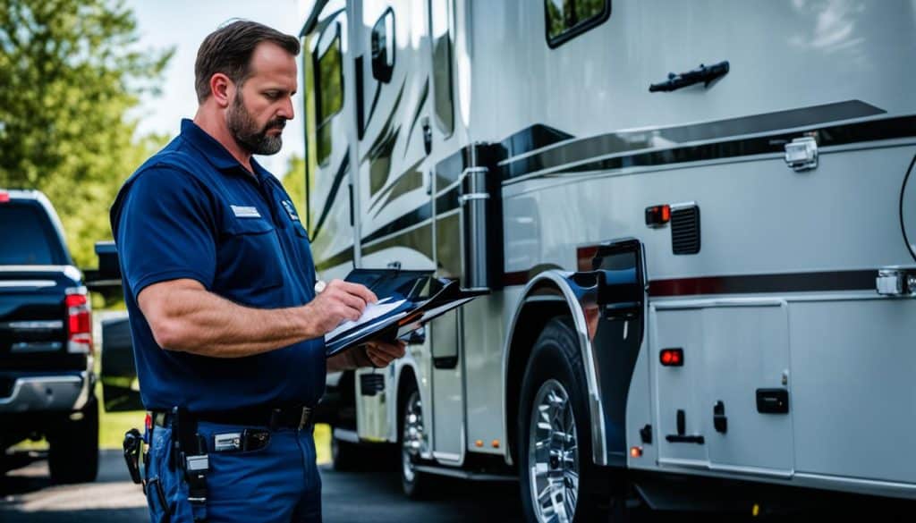 RV pre buy check New Jersey