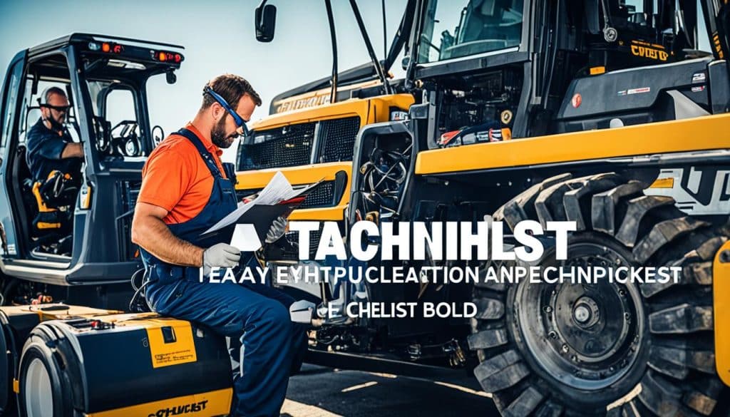 heavy equipment inspection checklist - Heavy Equipment Pre Purchase Inspection Texas