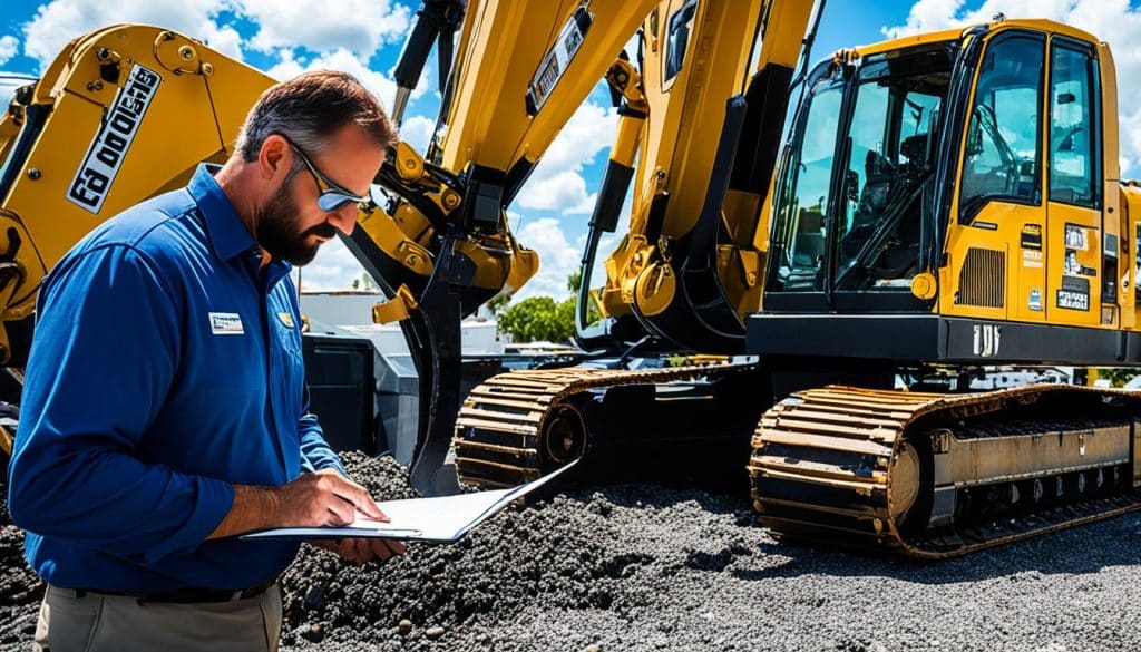 heavy equipment pre purchase inspection Tampa FL - pre purchase inspection New Jersey 